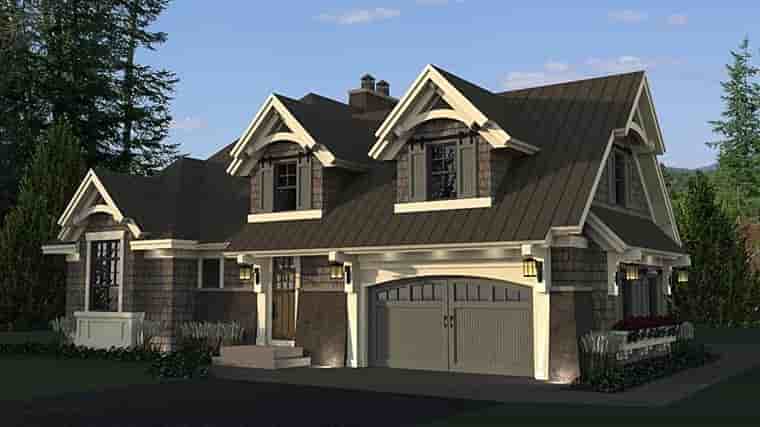 Bungalow, Cottage, Craftsman, French Country, Tudor House Plan 42676 with 4 Beds, 3 Baths, 2 Car Garage Picture 5