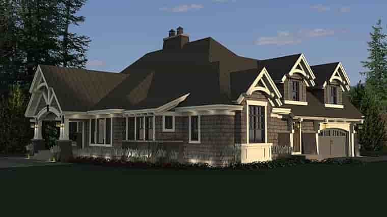 Bungalow, Cottage, Craftsman, French Country, Tudor House Plan 42676 with 4 Beds, 3 Baths, 2 Car Garage Picture 6