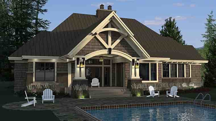Bungalow, Cottage, Craftsman, French Country, Tudor House Plan 42676 with 4 Beds, 3 Baths, 2 Car Garage Picture 7