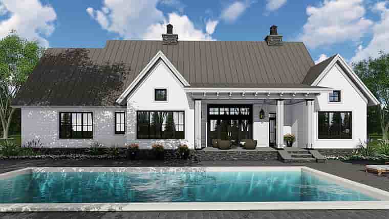 Country, Farmhouse, Southern, Traditional House Plan 42688 with 3 Beds, 3 Baths, 2 Car Garage Picture 5