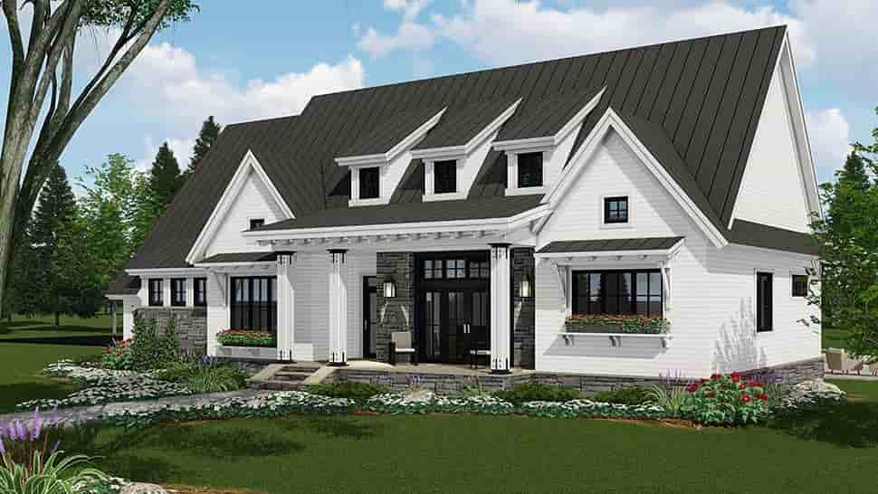 Country, Farmhouse, Traditional House Plan 42691 with 3 Beds, 3 Baths, 2 Car Garage Picture 1