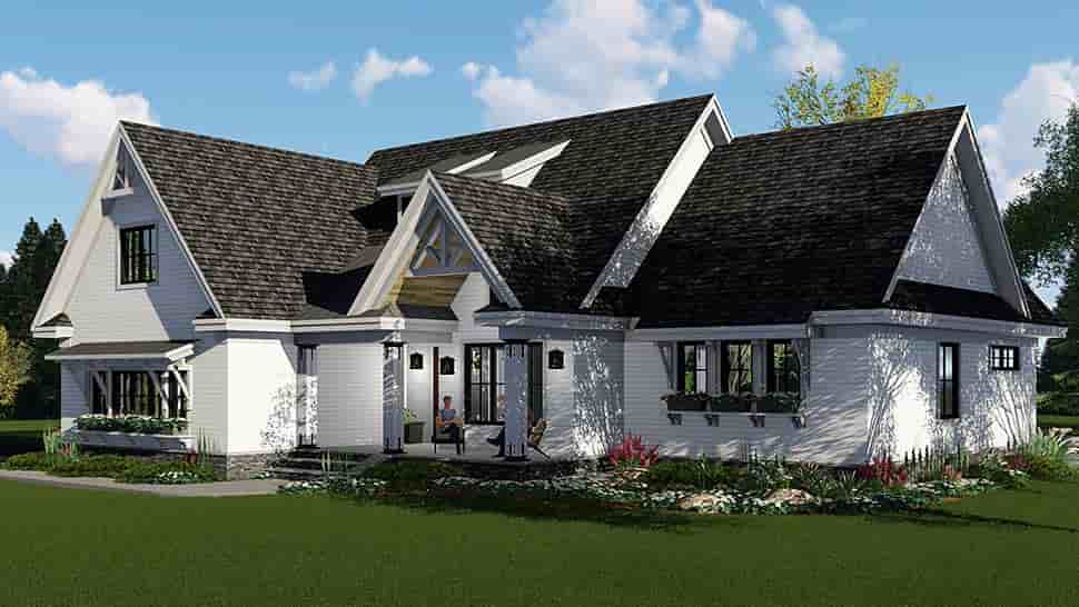 Country, Craftsman, Farmhouse, Southern House Plan 42696 with 3 Beds, 3 Baths, 2 Car Garage Picture 1
