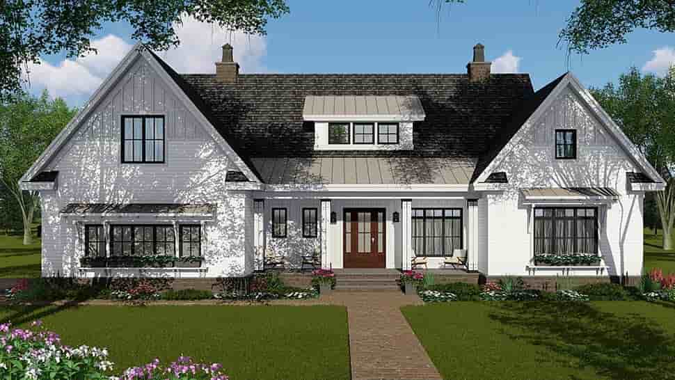 Country, Craftsman, Farmhouse House Plan 42697 with 4 Beds, 4 Baths, 2 Car Garage Picture 3