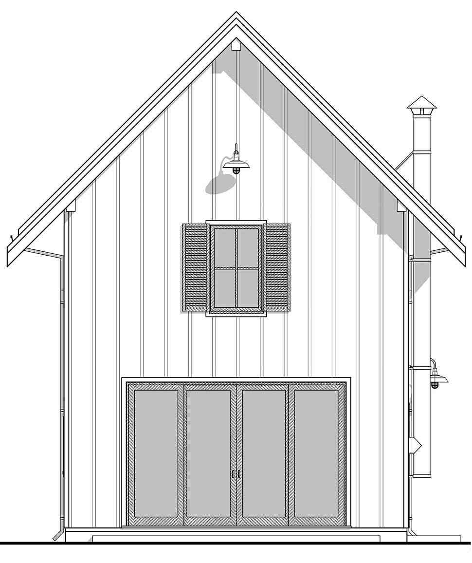 Farmhouse, Traditional House Plan 42926 with 2 Beds, 2 Baths Picture 3
