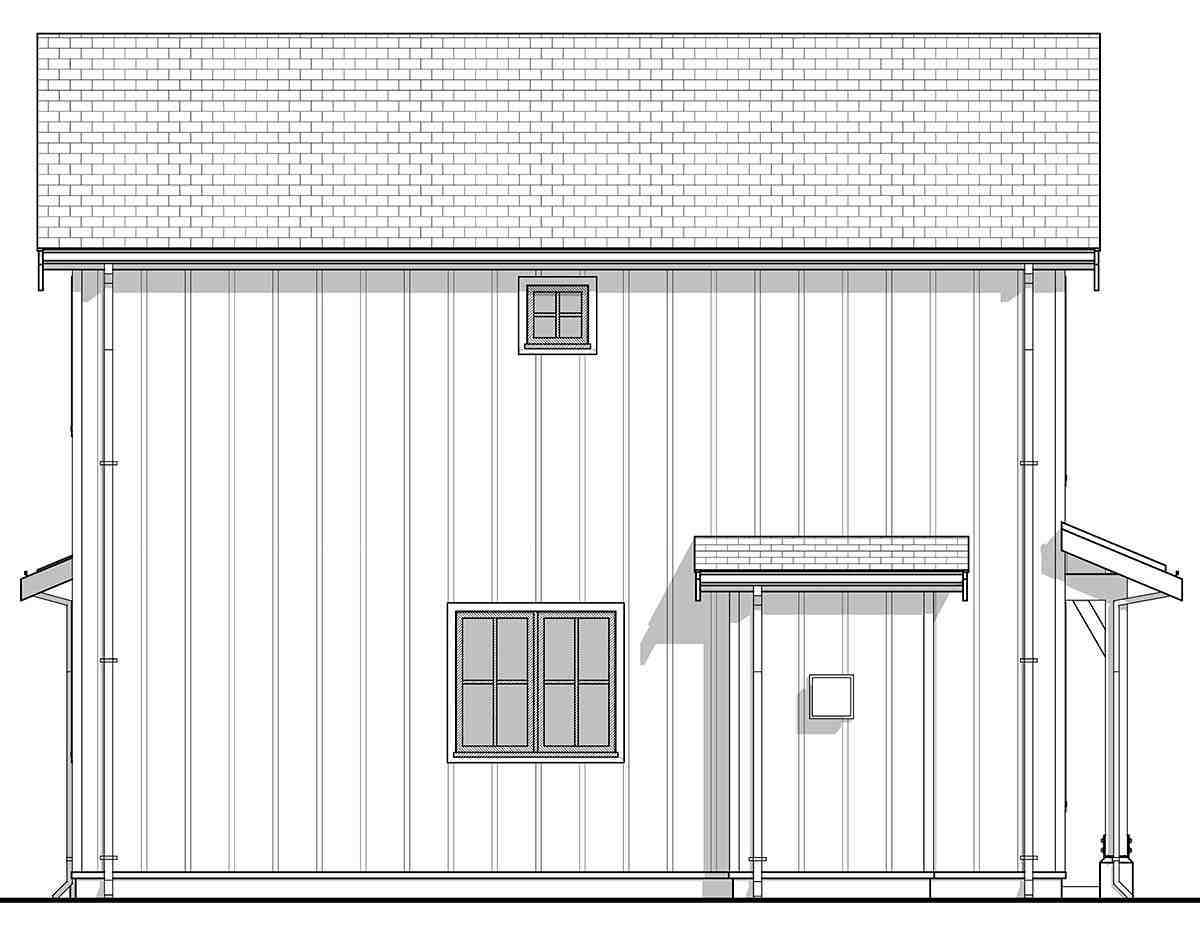 Farmhouse House Plan 42927 with 2 Beds, 2 Baths Picture 2