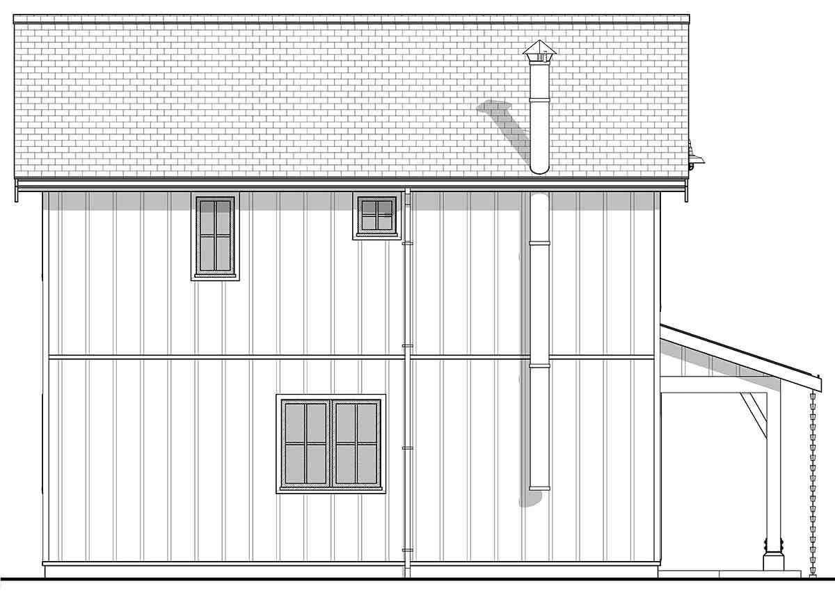 Country, Farmhouse House Plan 42928 with 2 Beds, 2 Baths Picture 2