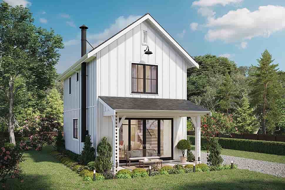Country, Farmhouse House Plan 42928 with 2 Beds, 2 Baths Picture 4