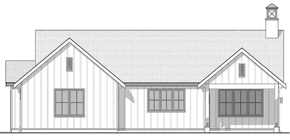 Cottage, Country, Craftsman, Farmhouse, Ranch, Traditional House Plan 42946 with 2 Beds, 2 Baths, 2 Car Garage Picture 4