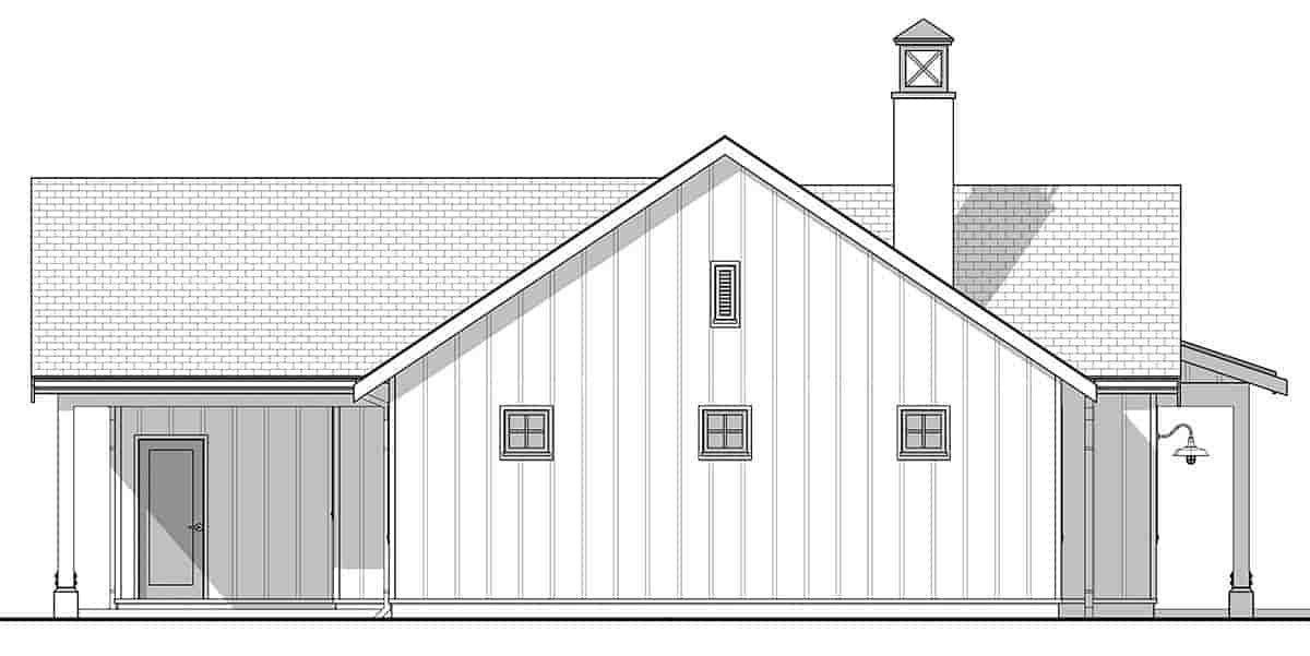 Country, Farmhouse, Traditional House Plan 42950 with 3 Beds, 3 Baths, 2 Car Garage Picture 2