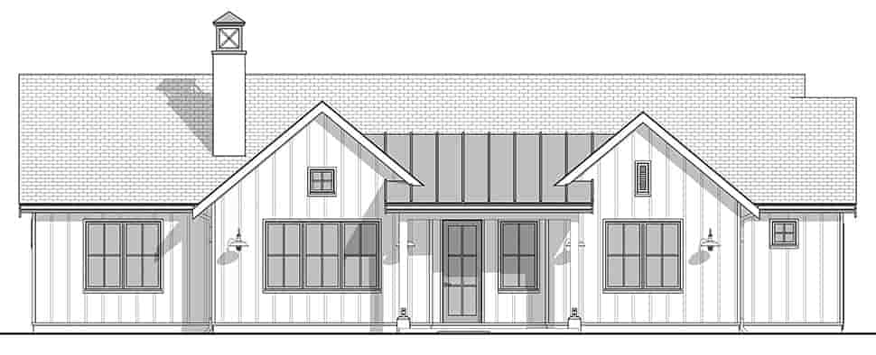 Country, Farmhouse, Traditional House Plan 42950 with 3 Beds, 3 Baths, 2 Car Garage Picture 3