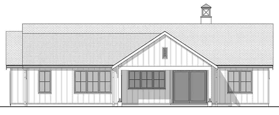 Country, Farmhouse, Traditional House Plan 42950 with 3 Beds, 3 Baths, 2 Car Garage Picture 4