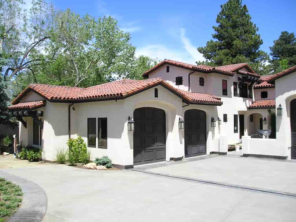 Mediterranean, Santa Fe, Southwest House Plan 43101 with 5 Beds, 5 Baths, 3 Car Garage Picture 1