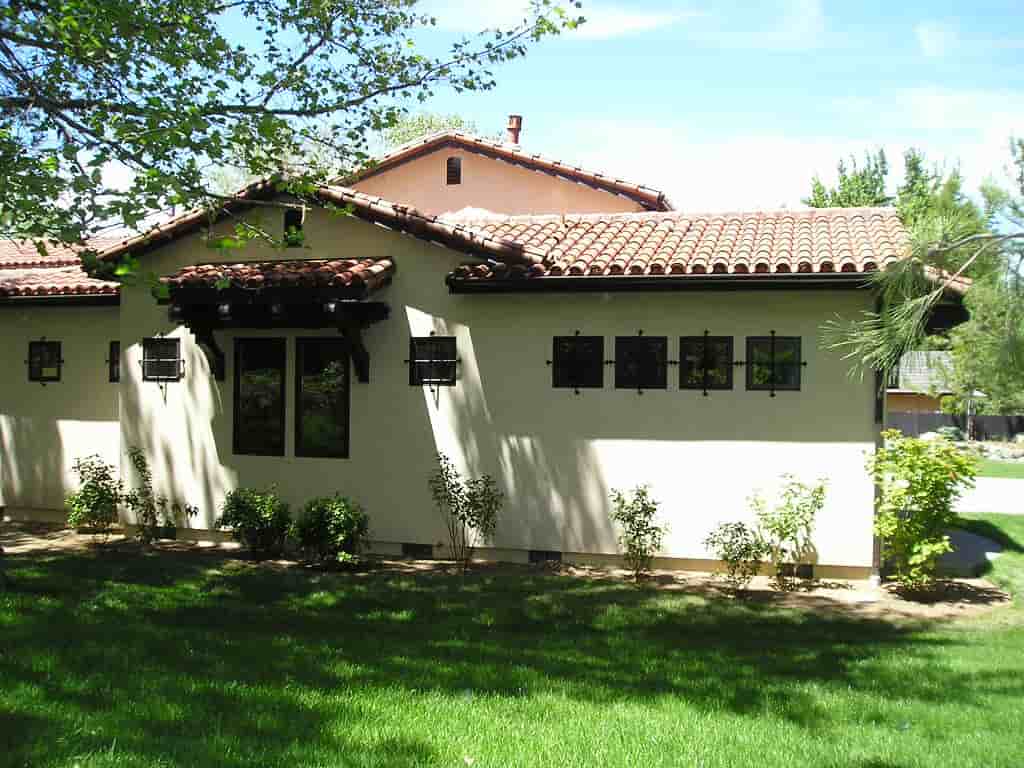 Mediterranean, Santa Fe, Southwest House Plan 43101 with 5 Beds, 5 Baths, 3 Car Garage Picture 3