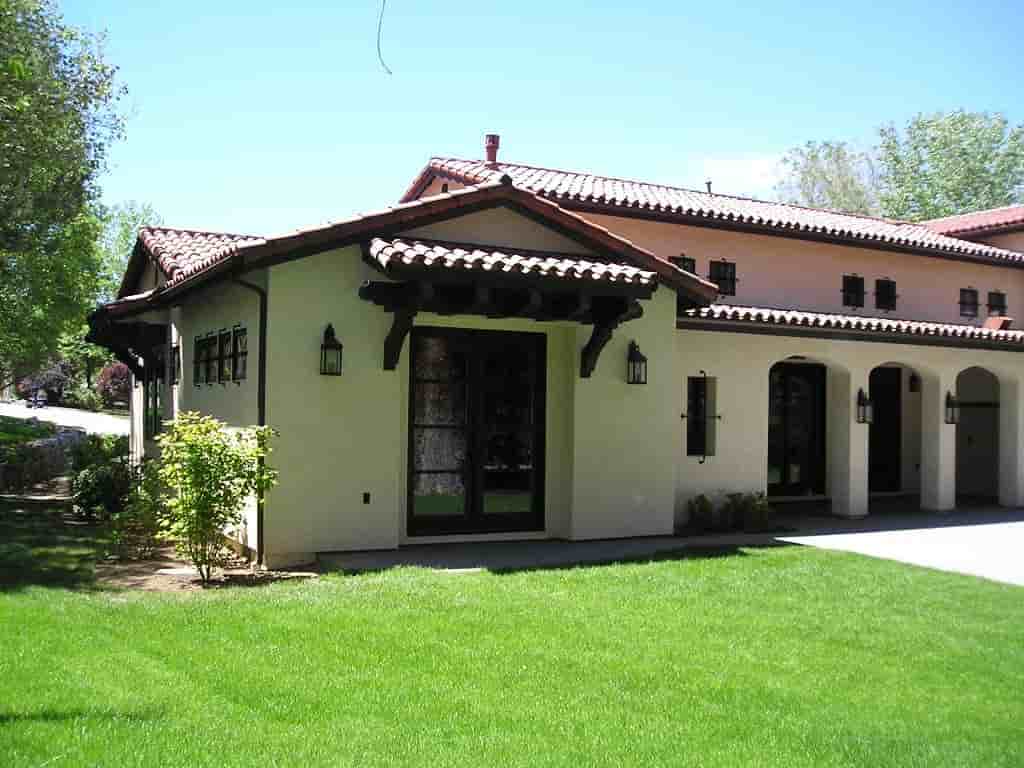 Mediterranean, Santa Fe, Southwest House Plan 43101 with 5 Beds, 5 Baths, 3 Car Garage Picture 4