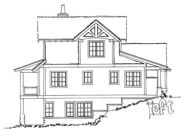 Bungalow, Cottage, Country, Craftsman House Plan 43224 with 5 Beds, 4 Baths, 1 Car Garage Picture 1
