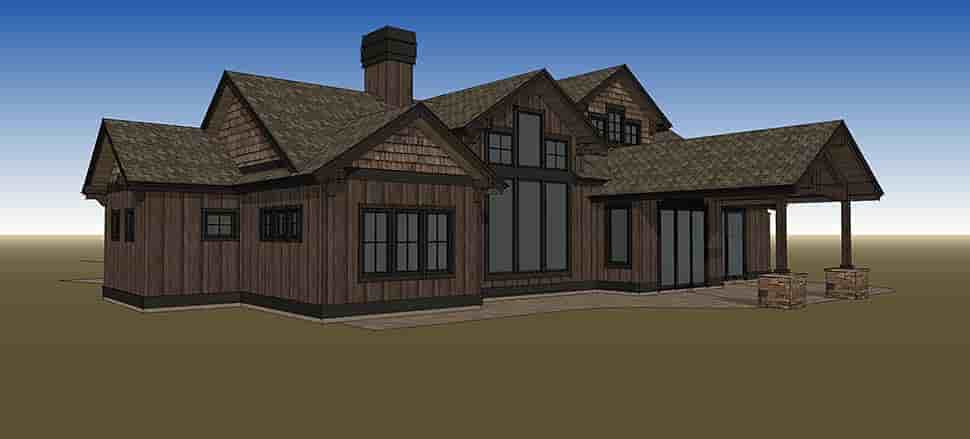 Country, Craftsman House Plan 43327 with 3 Beds, 4 Baths, 3 Car Garage Picture 16