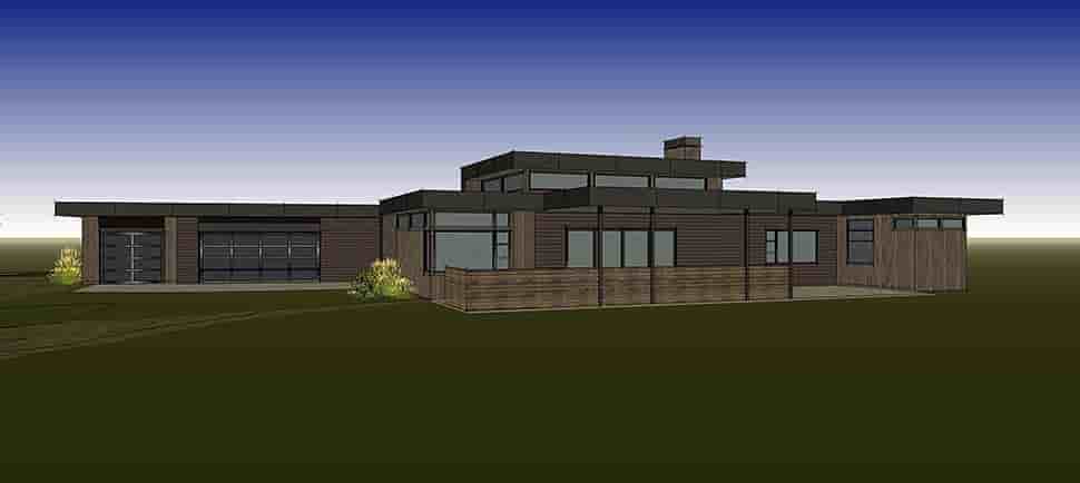 Modern House Plan 43330 with 3 Beds, 4 Baths, 3 Car Garage Picture 13