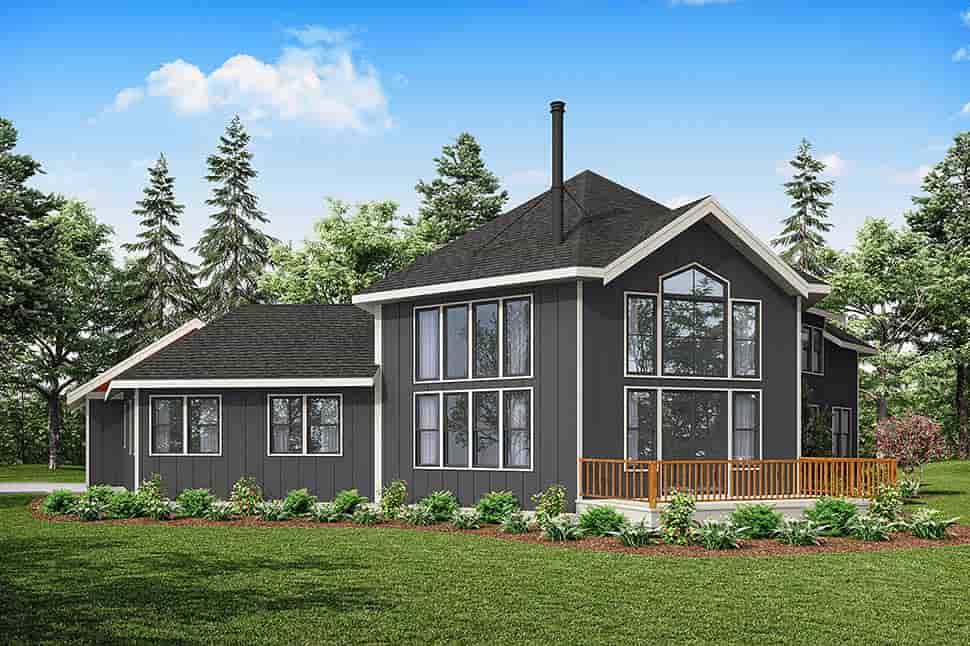Craftsman, Ranch House Plan 43768 with 3 Beds, 3 Baths, 2 Car Garage Picture 3