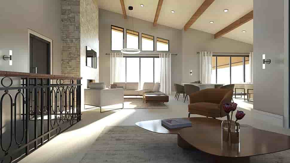Contemporary, Modern House Plan 43963 with 2 Beds, 2 Baths Picture 11