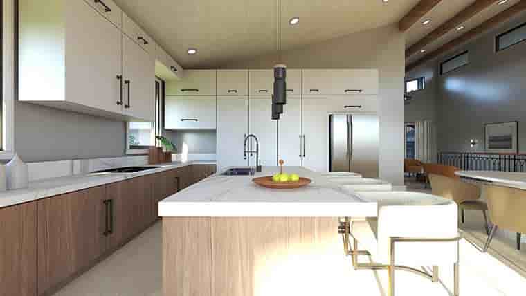 Contemporary, Modern House Plan 43963 with 2 Beds, 2 Baths Picture 5