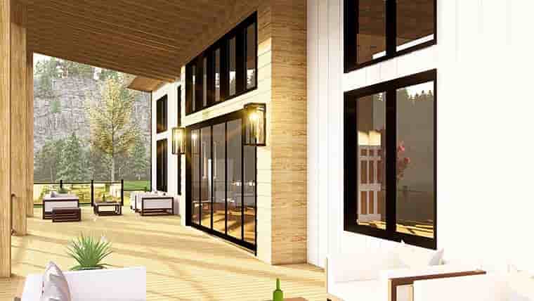 Contemporary, Modern House Plan 43981 with 3 Beds, 2 Baths Picture 5
