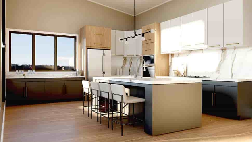 Contemporary, Modern House Plan 43981 with 3 Beds, 2 Baths Picture 9