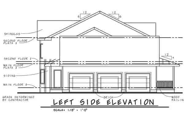 Country, Farmhouse House Plan 44083 with 4 Beds, 4 Baths, 3 Car Garage Picture 1