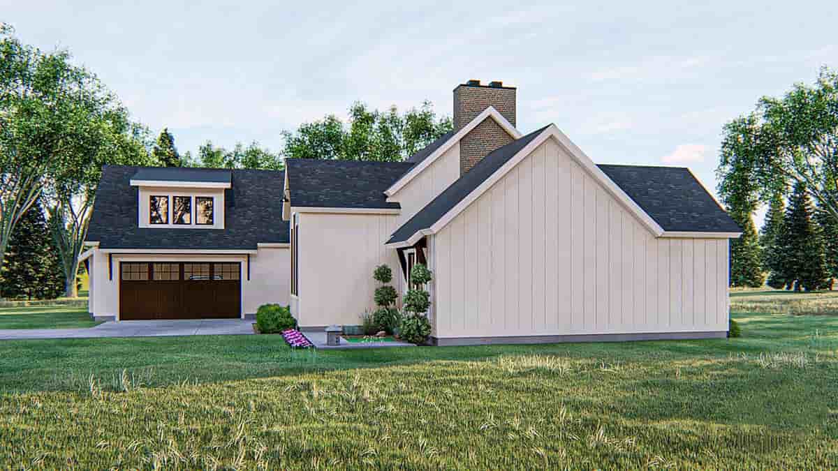 Farmhouse House Plan 44195 with 3 Beds, 3 Baths, 2 Car Garage Picture 1