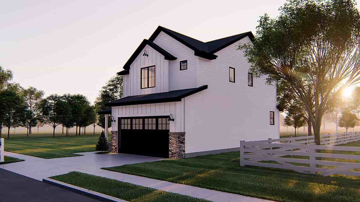 Farmhouse House Plan 44201 with 3 Beds, 3 Baths, 2 Car Garage Picture 1
