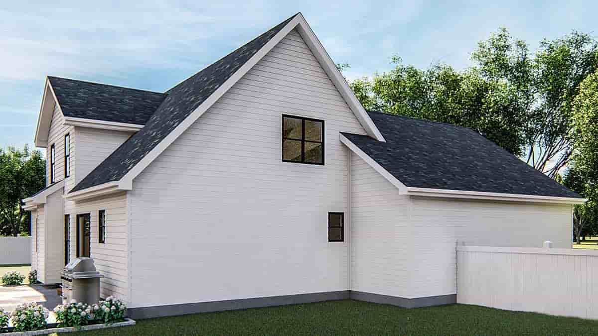 Farmhouse, Ranch House Plan 44203 with 3 Beds, 3 Baths, 3 Car Garage Picture 2