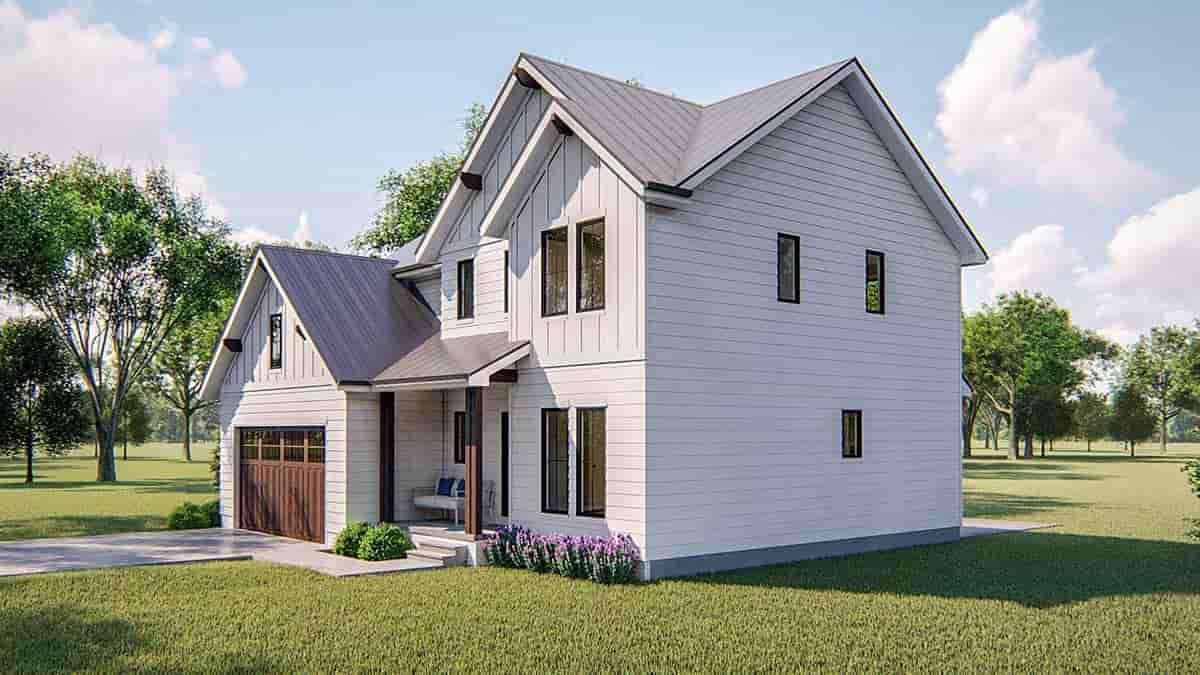Farmhouse House Plan 44217 with 3 Beds, 3 Baths, 2 Car Garage Picture 1