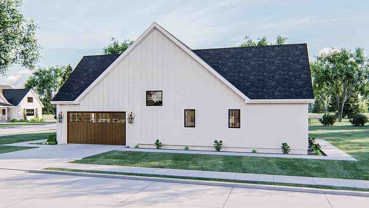Farmhouse House Plan 44220 with 4 Beds, 3 Baths, 2 Car Garage Picture 1