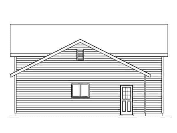 2 Car Garage Plan 45118, RV Storage Picture 1