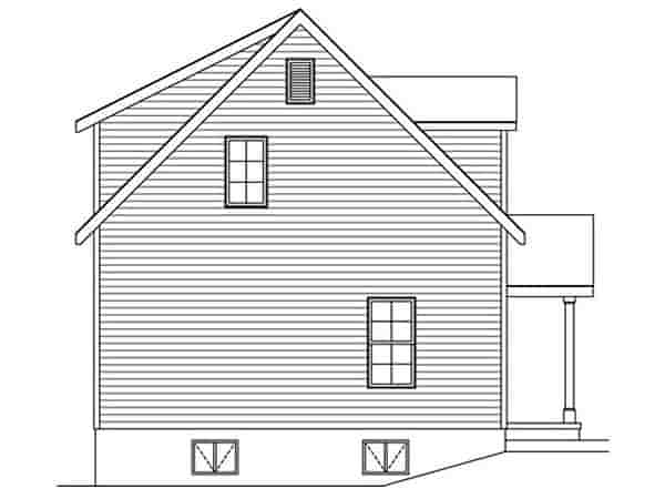 2 Car Garage Apartment Plan 45122 with 2 Beds, 2 Baths Picture 1