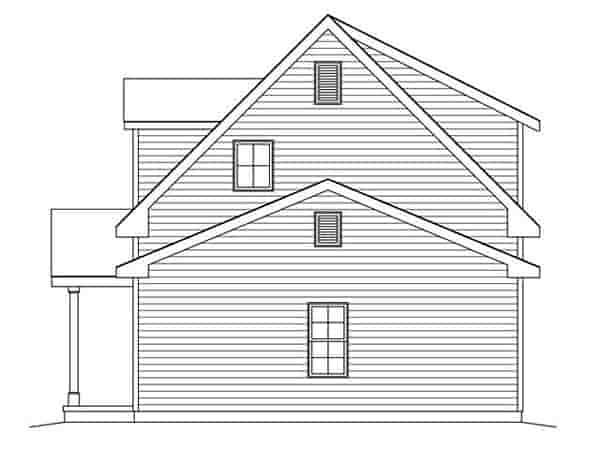 2 Car Garage Apartment Plan 45122 with 2 Beds, 2 Baths Picture 2