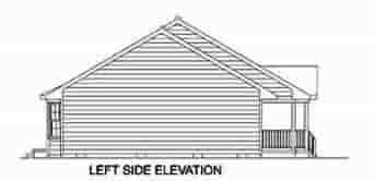Ranch House Plan 45276 with 3 Beds, 2 Baths, 2 Car Garage Picture 1