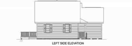 Traditional House Plan 45286 with 3 Beds, 2 Baths, 2 Car Garage Picture 1