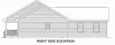 Ranch House Plan 45468 with 3 Beds, 2 Baths, 2 Car Garage Picture 2