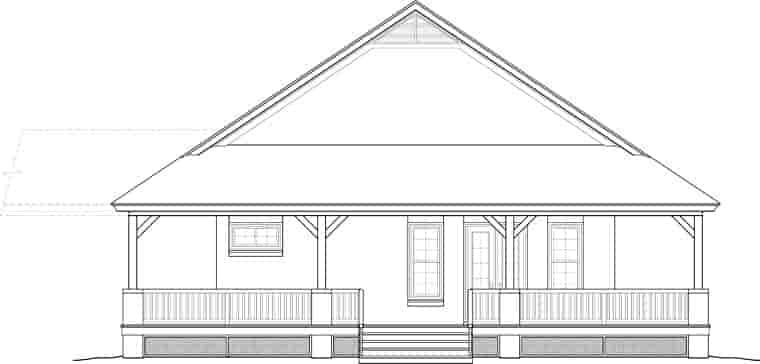 Country, Southern House Plan 46666 with 3 Beds, 2 Baths Picture 1