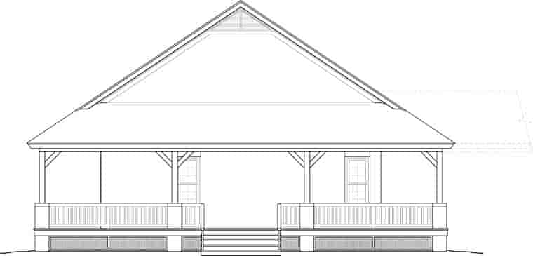 Country, Southern House Plan 46666 with 3 Beds, 2 Baths Picture 2