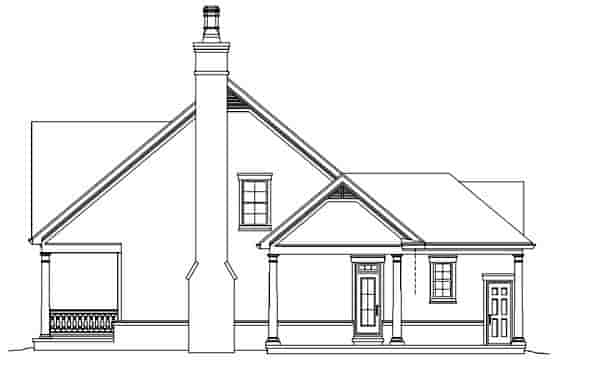 Traditional House Plan 47382 with 3 Beds, 3 Baths Picture 1