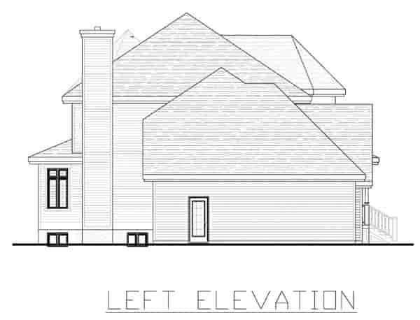 Farmhouse House Plan 48176 with 4 Beds, 3 Baths, 2 Car Garage Picture 1