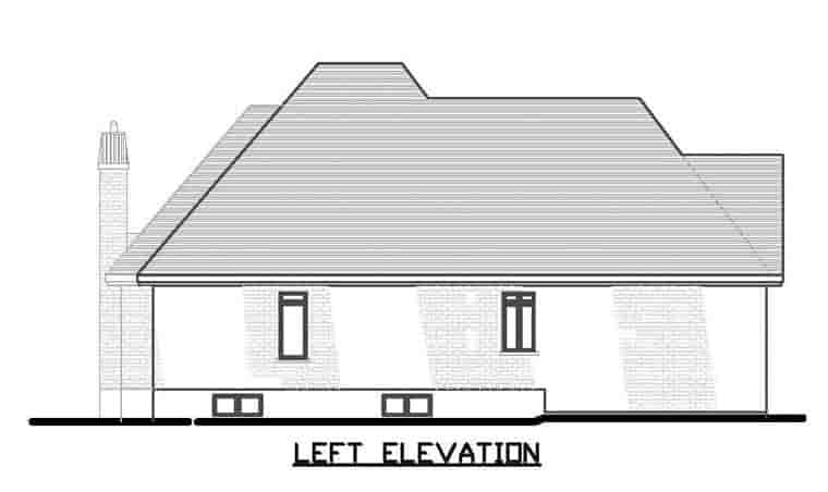 European, One-Story House Plan 48182 with 2 Beds, 2 Baths, 2 Car Garage Picture 1