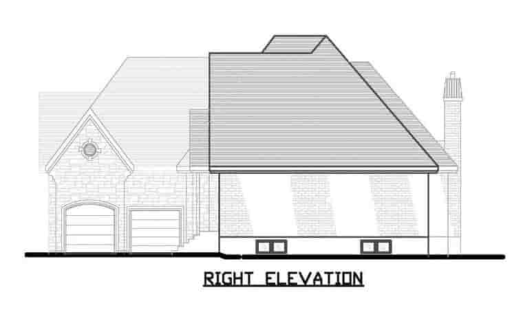 European, One-Story House Plan 48182 with 2 Beds, 2 Baths, 2 Car Garage Picture 2