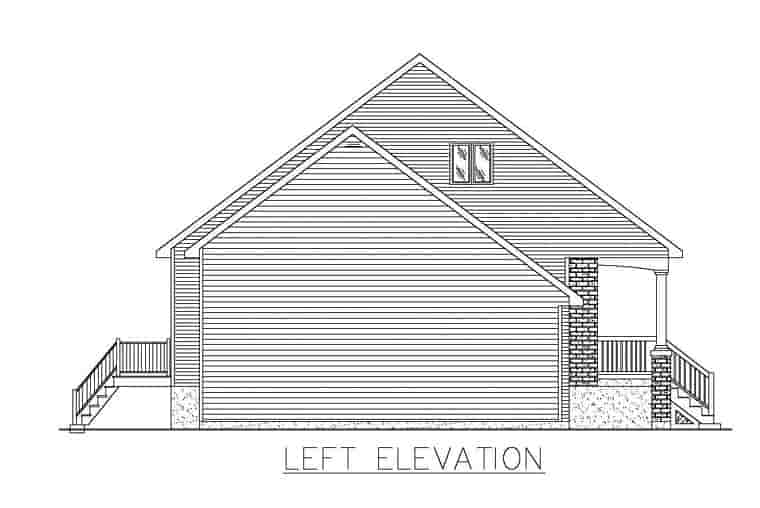 European, Southern House Plan 48264 with 3 Beds, 2 Baths, 1 Car Garage Picture 1