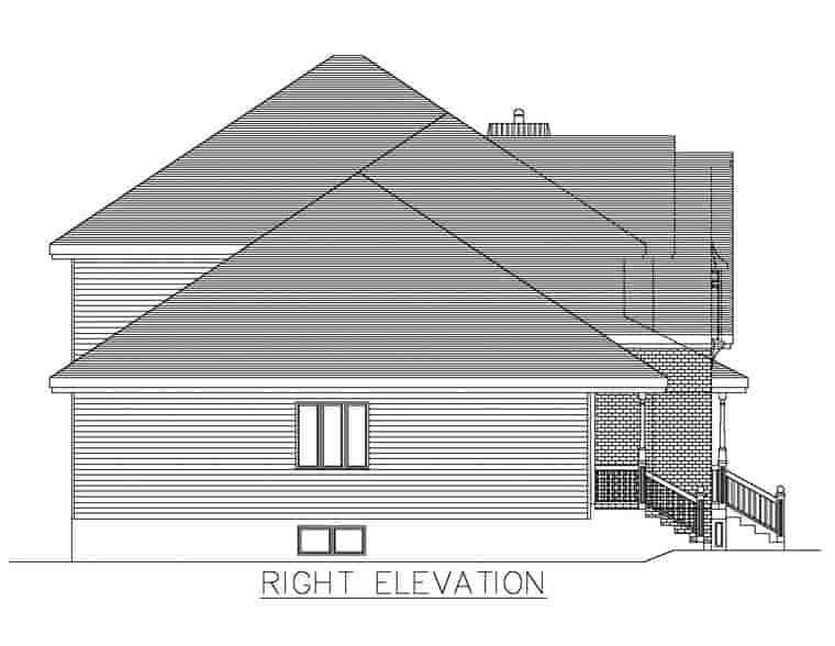 Southern House Plan 48271 with 5 Beds, 4 Baths, 2 Car Garage Picture 2