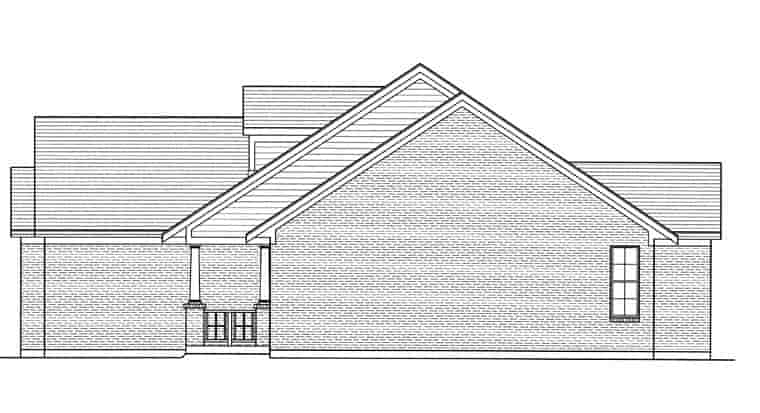 Craftsman House Plan 50088 with 3 Beds, 2 Baths, 2 Car Garage Picture 2