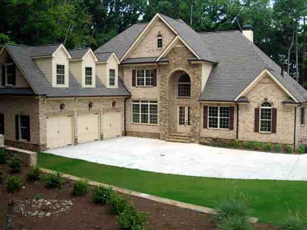European House Plan 50251 with 4 Beds, 5 Baths, 3 Car Garage Picture 4