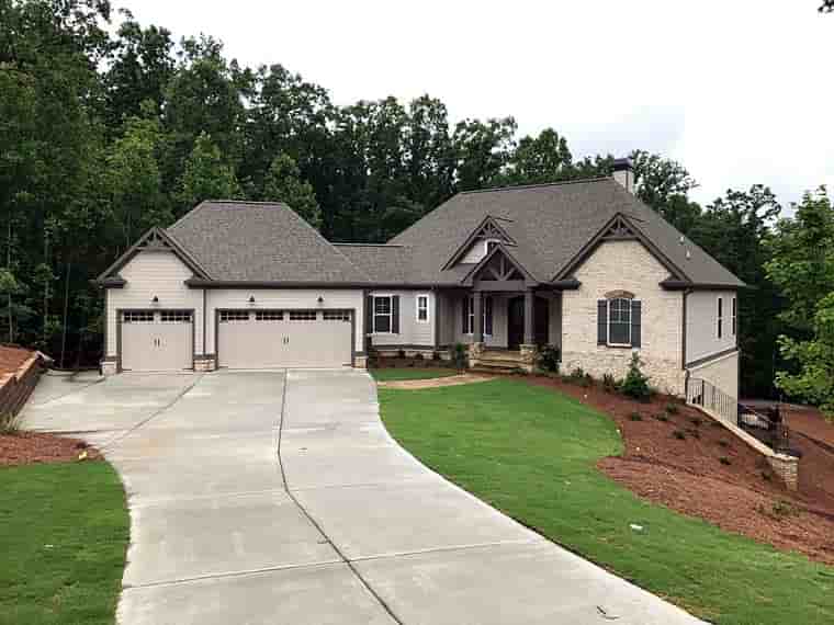 Cottage, Country, Craftsman, Traditional House Plan 50268 with 4 Beds, 4 Baths, 3 Car Garage Picture 1