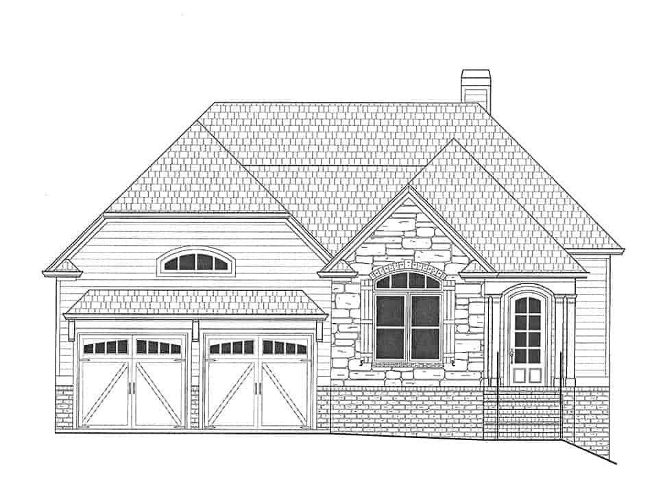 Traditional House Plan 50279 with 3 Beds, 4 Baths, 2 Car Garage Picture 22